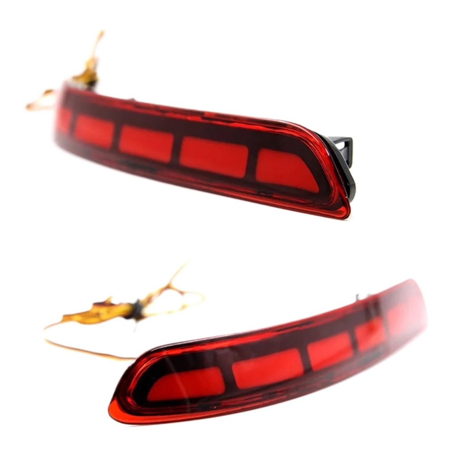 Conjunto piloto trasero coche 2 Uds LED Reflector De Parachoques Trasero Coche Luz Para INNOVA CRYSTA 2016-2022 2017 2018 2019 DRL Luces Freno Accesorios Lámpara Parada