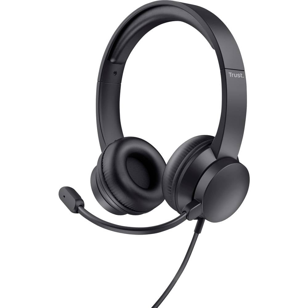 Auriculares Trust HS-150/ con Micrófono/ Jack 3.5/ Negros
