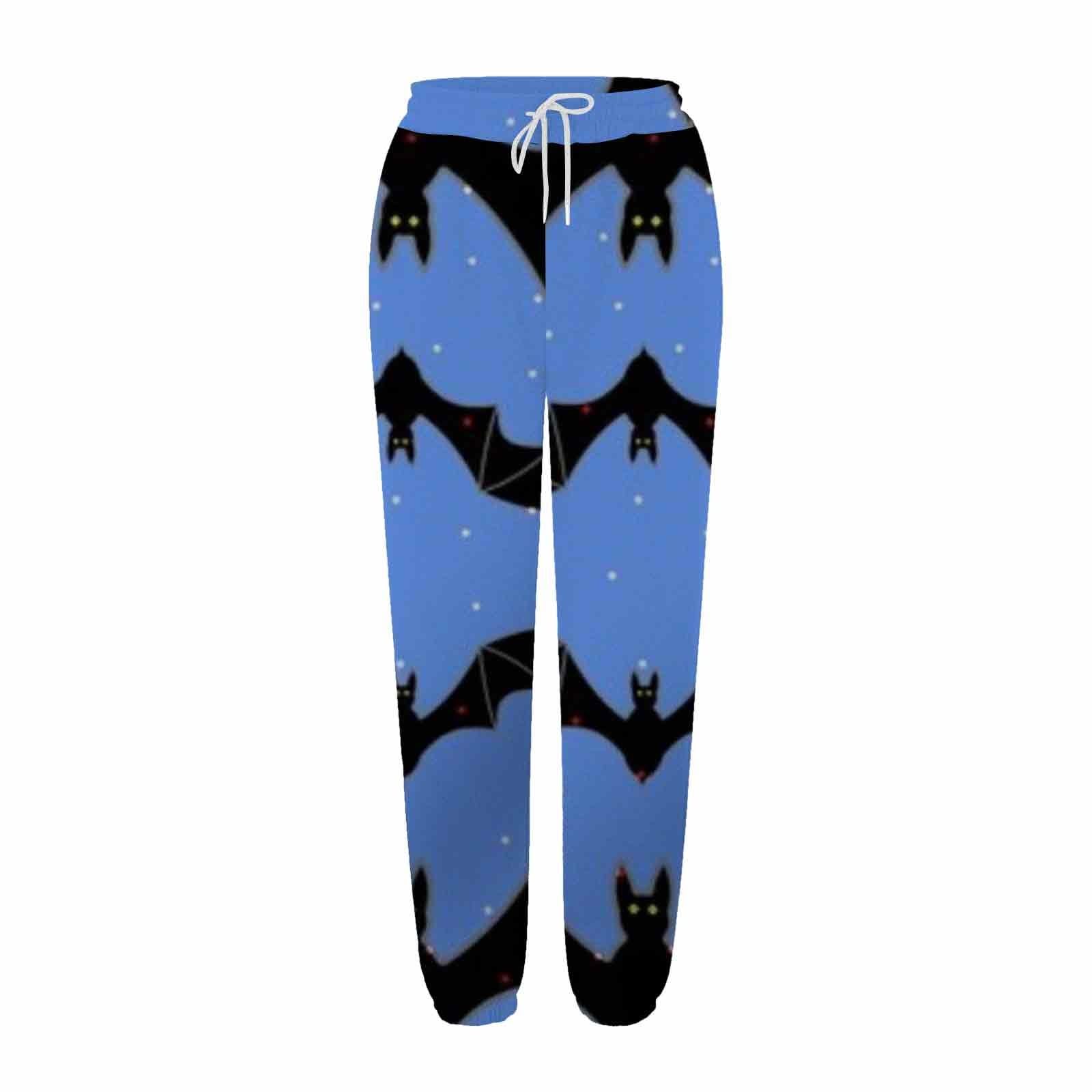 Womens Halloween High Waisted Sweatpants Casual Baggy Drawstring Joggers Elastic Bottom Fashion Printed Pants Work