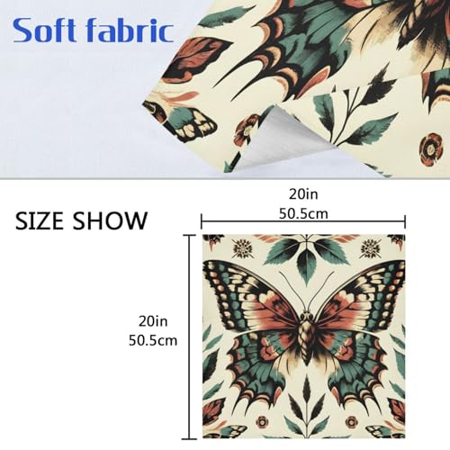 Servilletas de Tela Multicolor Butterfly Set 6 miniatura 6
