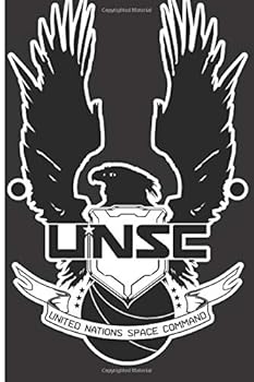 Paperback UNSC United Nations Space Command : 120 Dot Grid/Bullet Pages - 6 X 9 - Planner, Journal, Notebook, Composition Book, Diary for Women, Men, and Children Book