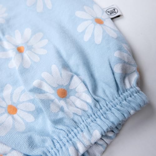 HonestBaby baby-girls 2-piece Outfit Romper & Headband Set for Infant, Baby and Toddler Girls4