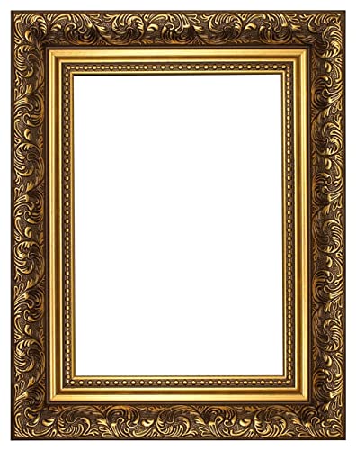 Memory Box French Baroque Style Ornate swept Antique style Picture/Photo/Poster frame, (21.0 x 29.7cm) Gold A4, FBA - Image 4