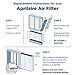 AprilAire 210 Replacement Filter for AprilAire Whole House Air Purifiers - MERV 11, Clean Air & Dust, 20x25x4 Air Filter (Pack of 2)