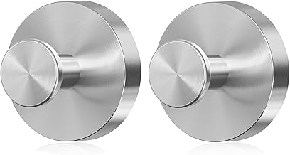 LUMAI Kit Com 2 Ganchos De Parede Em Aço Inoxidável Fosco Suporte Para Toalhas De Rosto, Cabide Toalhas De Banho, Cabideiro De Parede Para Roupas, Acessórios E Panos Em Quarto Banheiro Cozinha