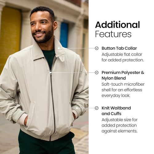 Weatherproof 07DP001 FOG XL Original Mens Golf Jacket (Mens Windbreaker) Classic Mens Light Jacket (X-Large thumb #4