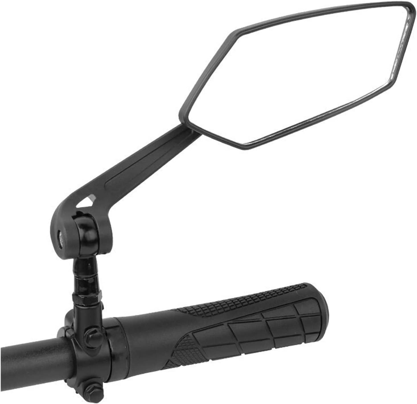 jfqm Cycling Back View Mirror Fit for Electric Bike Scooter Motorcycle Handlebar Mount Metal Bracket Extra Height Angle Adjustable (Color : Left and Right)