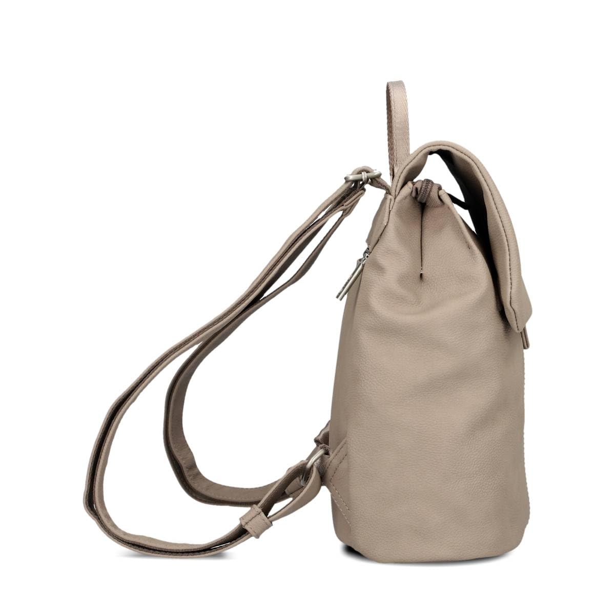 Zwei Damen City-Rucksack Mademoiselle.M MR8 4 Liter weiches Kunstleder, Magnet-Verschlussklappe, Hauptfach mit Reißverschluss, gepolstertes Trennfach für Tablet, Rückenpolsterung