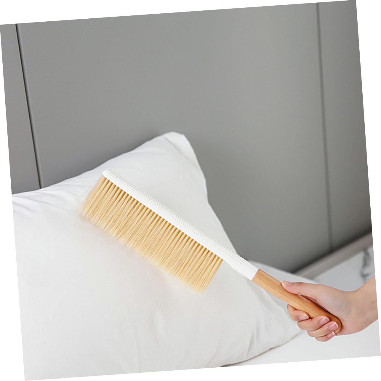 ULTECHNOVO 5stücke Handbürste Mit Weichen Borsten Und Schmutzbürste Für Sofa Bett Teppich Und Möbel Ergonomischer Holzgriff Für Müheloses Reinigen