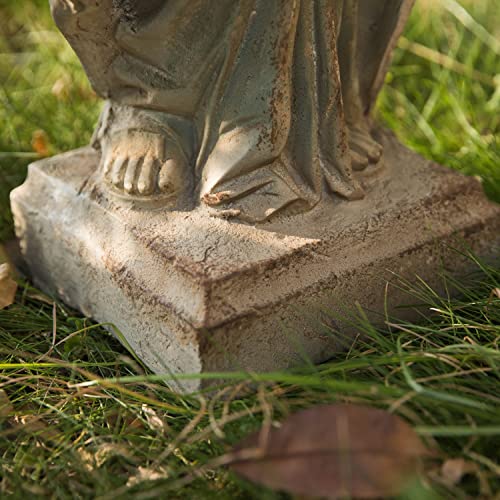 Virgin Mary Garden Statue Outdoor Sculpture H31.1Inch Patio Yard Decorative Figurine Indoor Entryway Hallway Decoration #TOP5