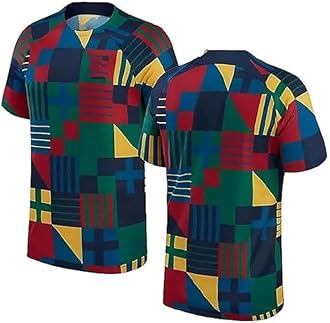 GenericPortugaal Football Team Pre Match Jersey Tshirt 2023/2024 (Men,Boys,Kids)