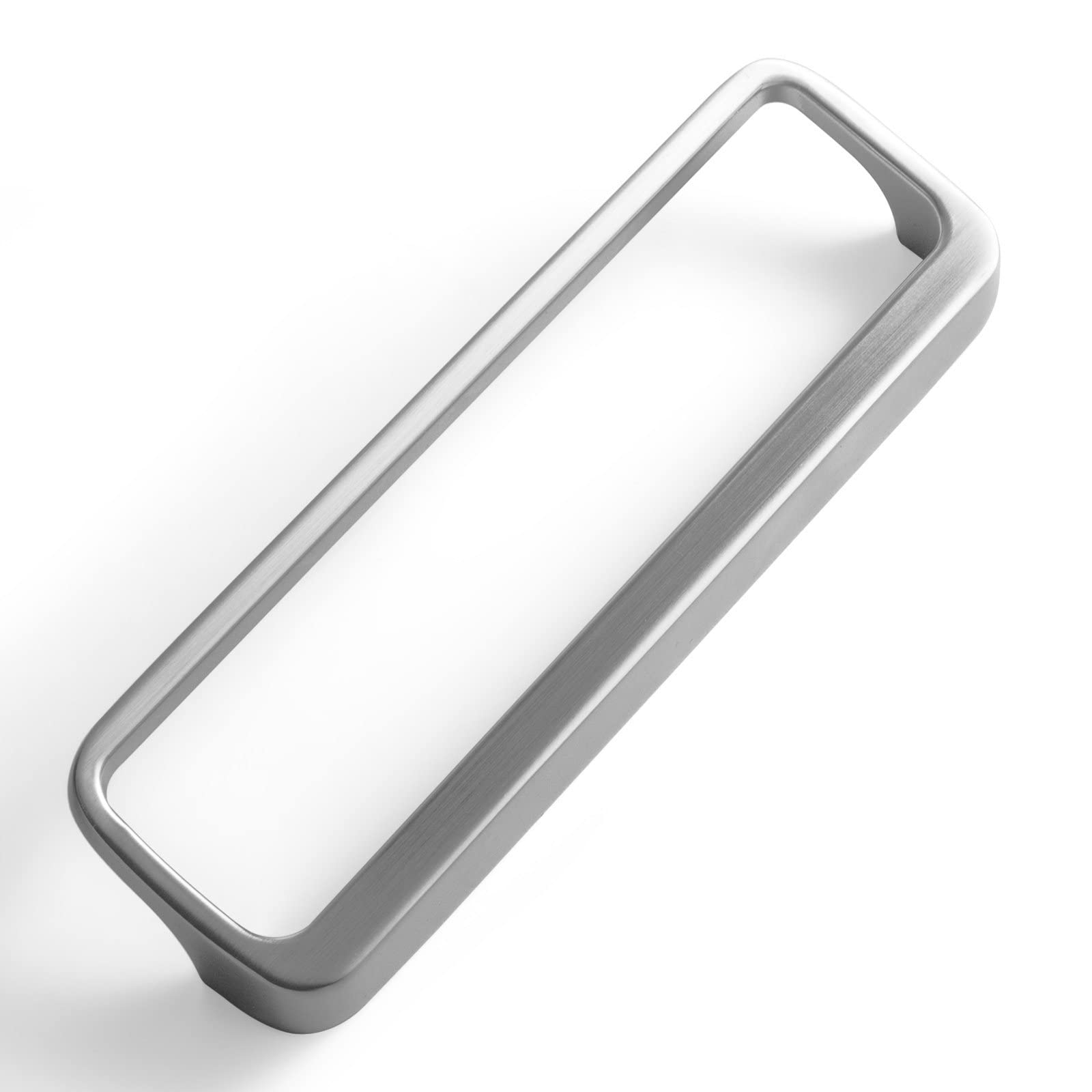 Goo-Ki Brushed Nickel Cabinet Pulls with 5'' Hole Center(128mm),Modern Zinc Alloy Drawer Pulls for Drawer,Wardrobe,Cupboard,6 Pack
