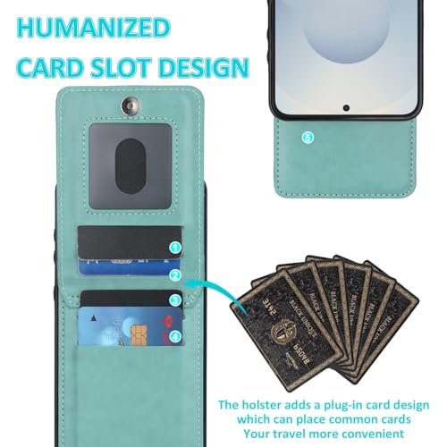 Coque portefeuille Samsung S25 Edge pour éviter les rayures d'écran et la perte de cartes