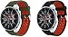 Produktbild Chainfo Armband kompatibel mit Withings Steel HR 40mm / Steel HR Sport 40mm / ScanWatch 42mm, Silikon Sportarmband Uhr Band Strap Ersatzarmband Uhrenarmband (20mm, Pattern 1+Pattern 8)