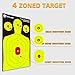 Atflbox Silhouette Paper Target for The Range, 17X25 Inch High Visibility Target Paper for Indoor and Outdoor Shooting Practice, Suitable for Handgun, Pistol, Rifle, Airgun, Pellet BB Gun (25 Pack)