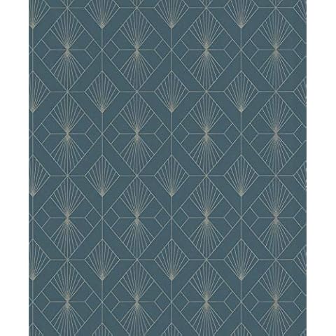 Rasch Paperhangings Blue and Turquoise Wallpaper Cover