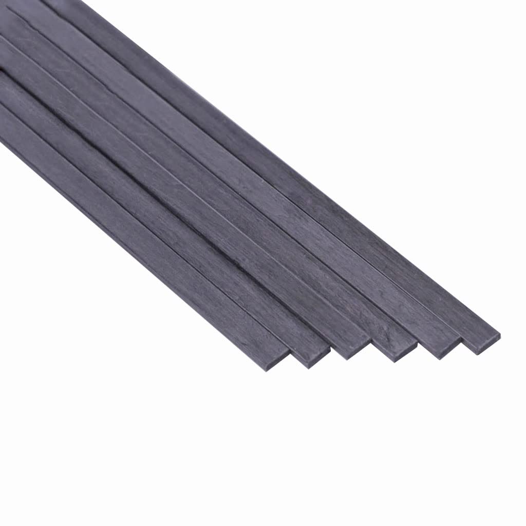 5 płaskich prętów włókno węglowe korbowód 200mm(2x10mm)