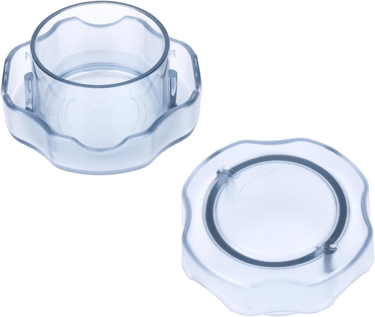 2pcs Lid Plug Replacement Part Accessories for Vitamix 64oz Advance Low-Profile Container, Blender Replacement Cap Compatible with Vitamix 7500 Series, Pro 750 Model, 300 Professional Series & More