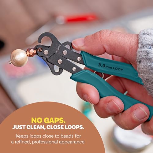 Image of The Beadsmith Original One Step Looper | Create and Trim Consistent 3 mm Loops for Jewelry Making, Use With 24-18g Craft Wire (Patented)