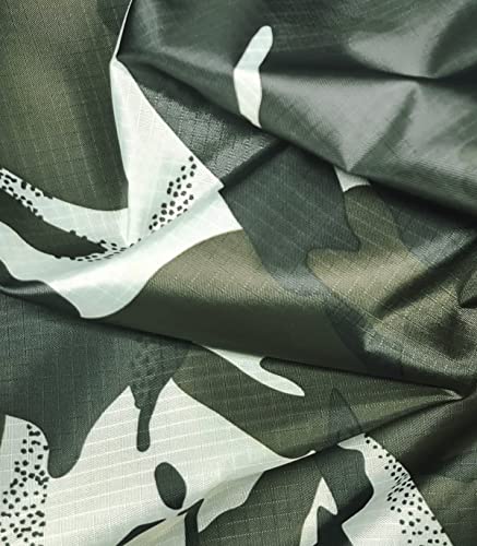 Tela pvc impermeable para forros,paraguas,etc.. (Camuflaje)
