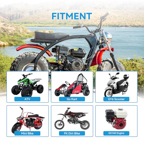 Image of EOPOAYI 38mm (1-1 /2 inch) Air Filter Compatible with Predator 212 196cc Coleman Mini Bike CT200U BT200X Baja Warrior MB200 KT196 Go Kart SSR125 Apollo Pit Dirt Bike GY6 50cc Taotao Scooter Moped ATV Parts