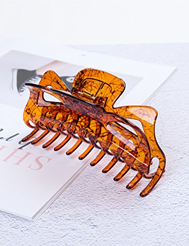 Prettyou 0701702847299, 0794168044050 Thick Hair Super Large Clips Crystal Plastic Claw Clamps Hairgrips Clips Accessories thumb #2