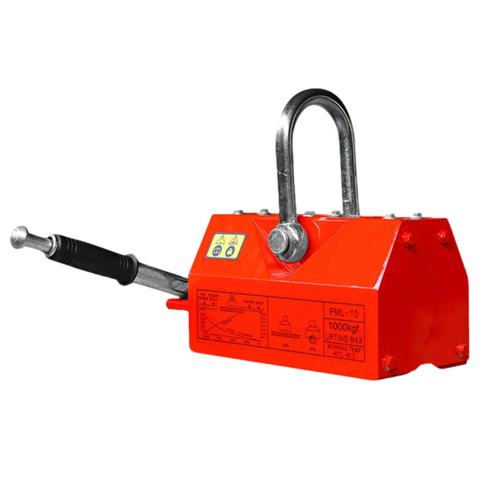 Urządzenie Podnoszące Z Magnesami Trwałymi, Wytrzymały Podnośnik Magnetyczny 220/440/880Lbs, Ręczna Obsługa Dźwigni, Dźwig Z Magnesem Neodymowym Do Podnoszenia Blachy Stalowej 100KG