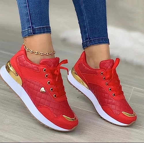 Women's Breathable Color Matching Casual Running Shoes Womens Sneaker Size 82