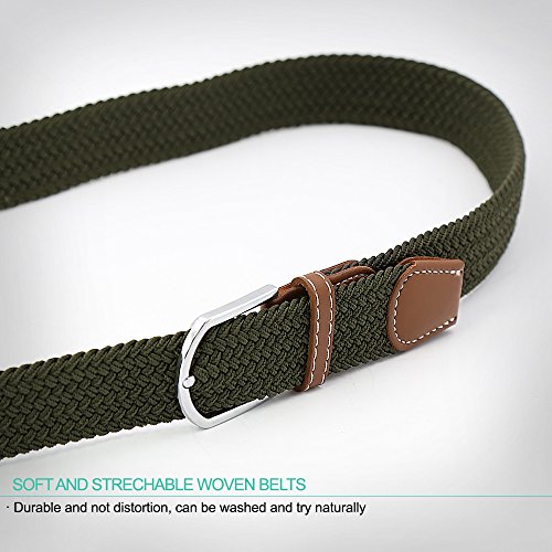 3ZHIYI Cinture Tela Elasticizzato Lavorato Corda