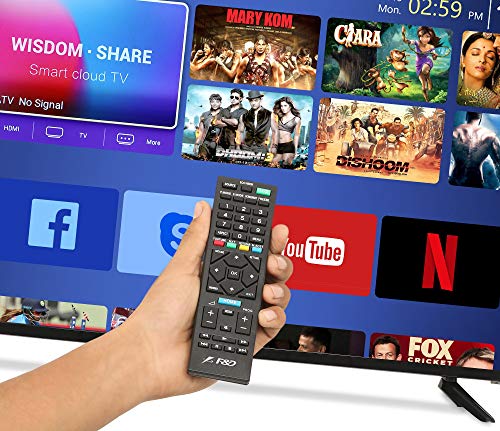 Image of F&D 109 cm (43 inches) Full HD LED Smart TV T2V Range TLT-4306SDT (Black)