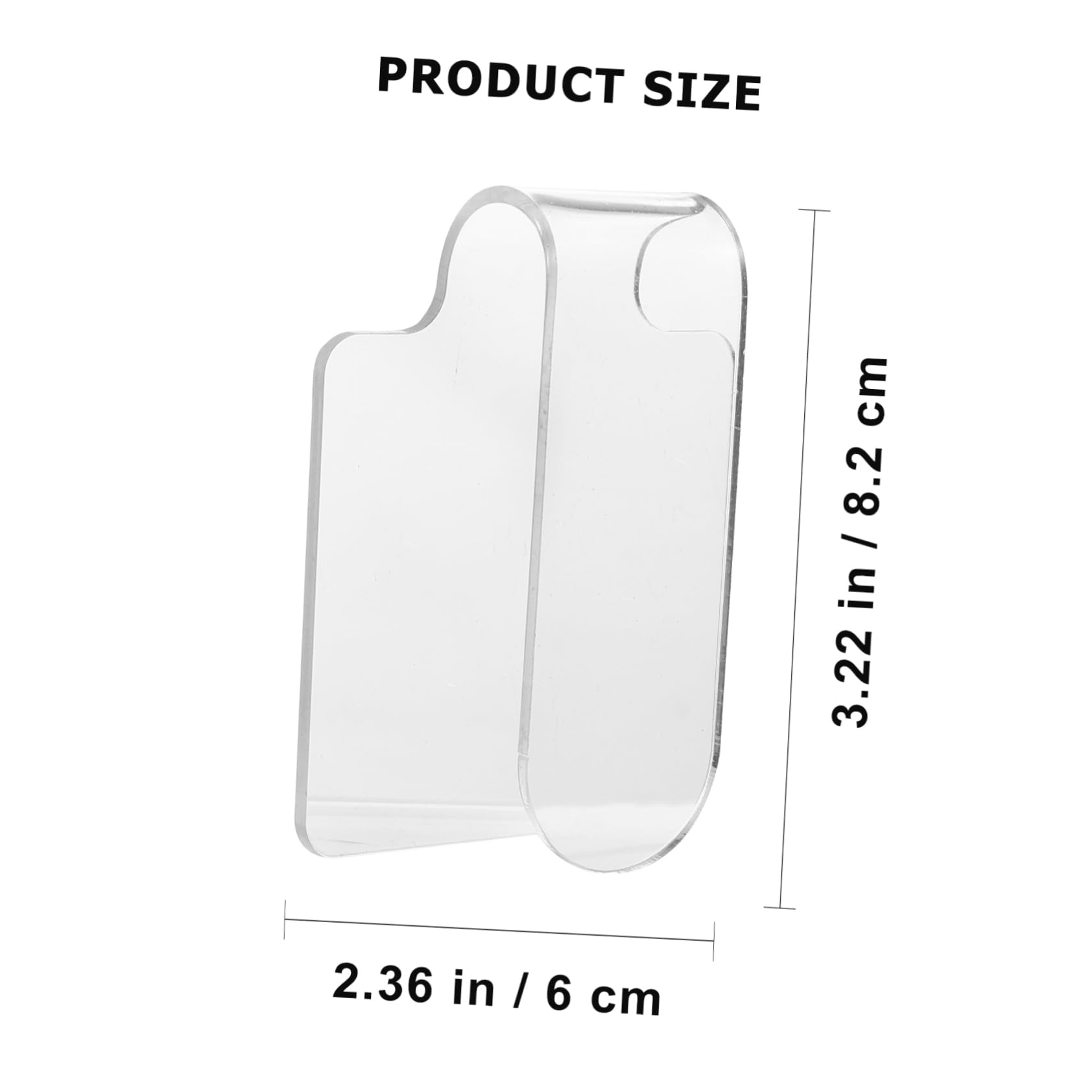 OHPHCALL Ergonomic Hand Held Makeup Ttes Acrylic Mixing Palettes for Foundation and Lipstick