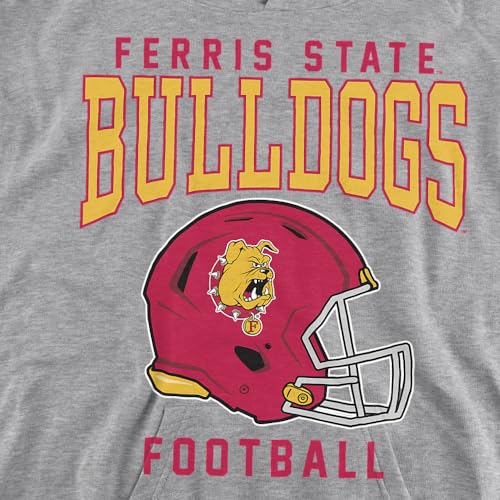 LOGOVISION Ferris State University Football Helmet YOUTH HOODED SWEATSHIRT2