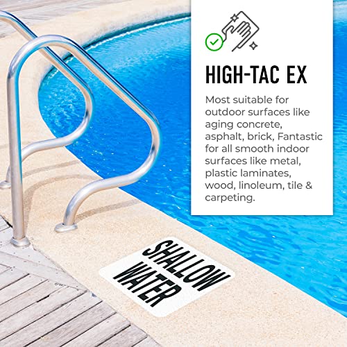 Marcador adhesivo antideslizante para profundidad piscina miniatura 3