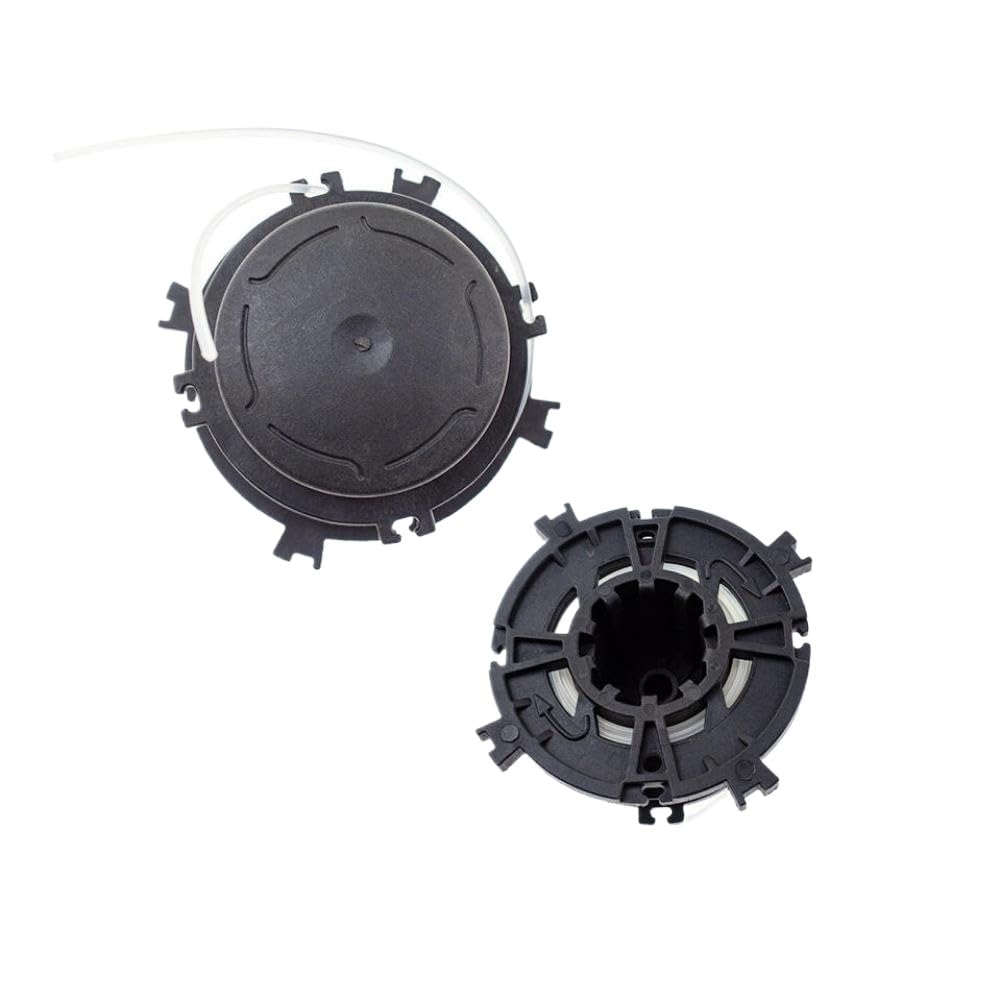 Inserto de Carrete con Perilla de Impacto con Hilo de Nailon Compatible con los Modelos de Cabezal de Corte 36-2, 46-2, 56-2, 4003-710 y 4307