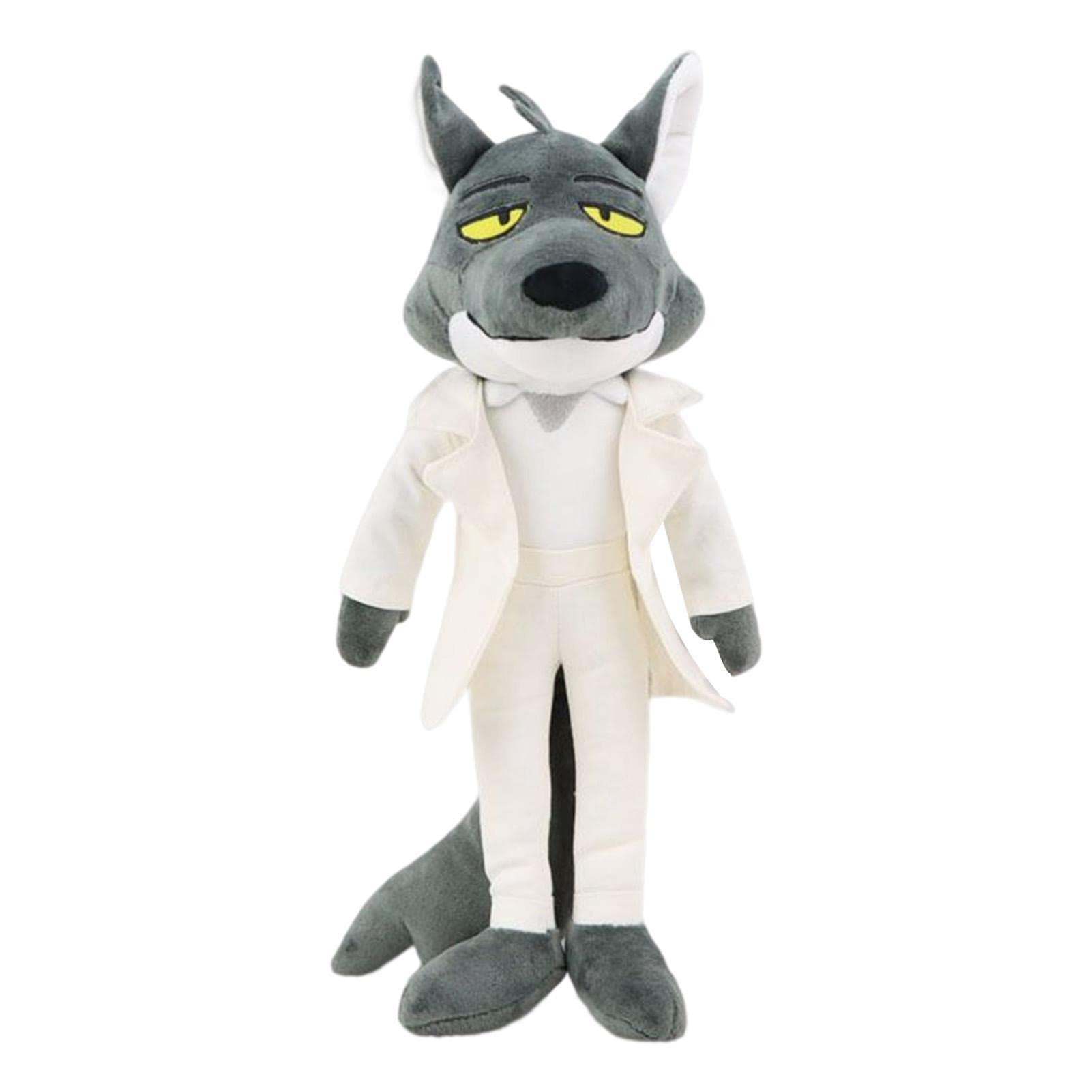 The Bad Guys Plush Toys - Mr. Shark Bad Guy Plushies with Detachable Clothes, Spider Snake Wolf Piranha Toy