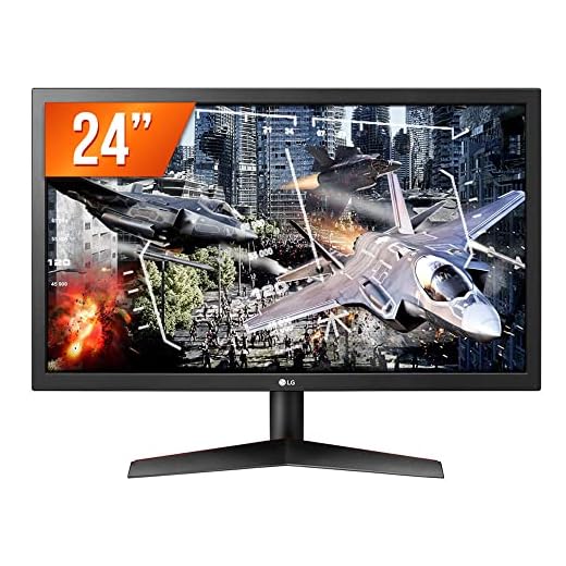 Monitor Gamer LG 24" LED Full HD 144Hz, 1ms MBR, HDMI x2, DisplayPort, AMD RADEON FreeSync, LG, 24GL600F, LED, 23.6