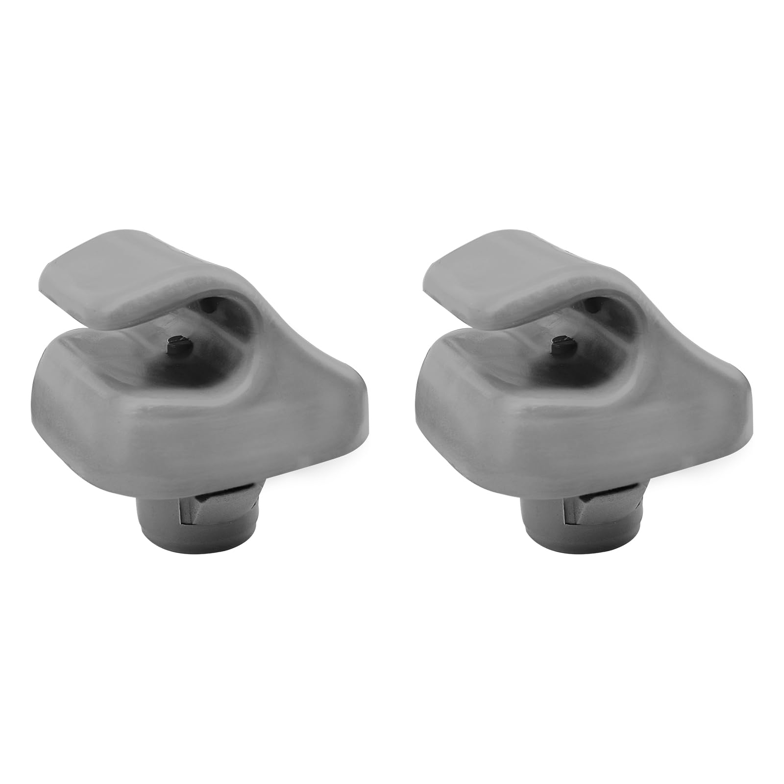 Icyhaws 2PCS Sunvisor Clip Hook, Sun Visor Retainer Clip Replace 888217-S01-A01ZA, Compatible with Accord 1998-2007 Civic 1996-2004 CR-V 2007-2011 Element 2003-2005 Odyssey 1999-2010 (Gray)