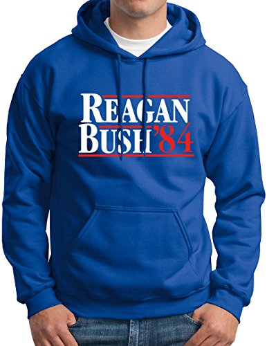 New York Fashion Reagan Bush 84 sudadera con capucha - Azul - Medium