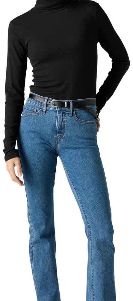Levi's 315 Shaping Bootcut Jeans with Medium Stretch Denim, Blue, Size 30, Inside Leg 30, Women