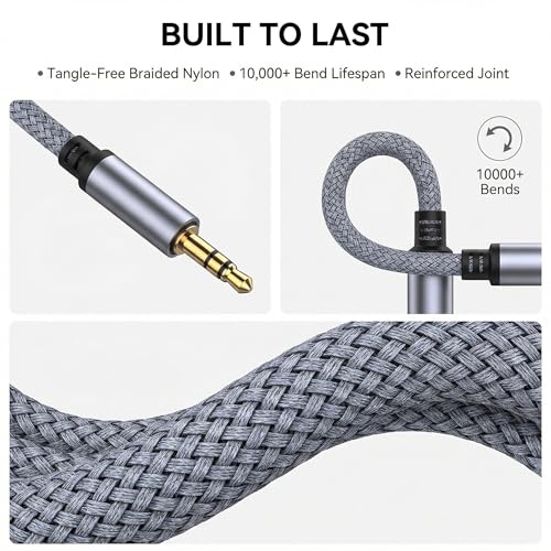 Cordon Y 3,5 mm vers double 6,4 mm pour iPhone et amplificateurs