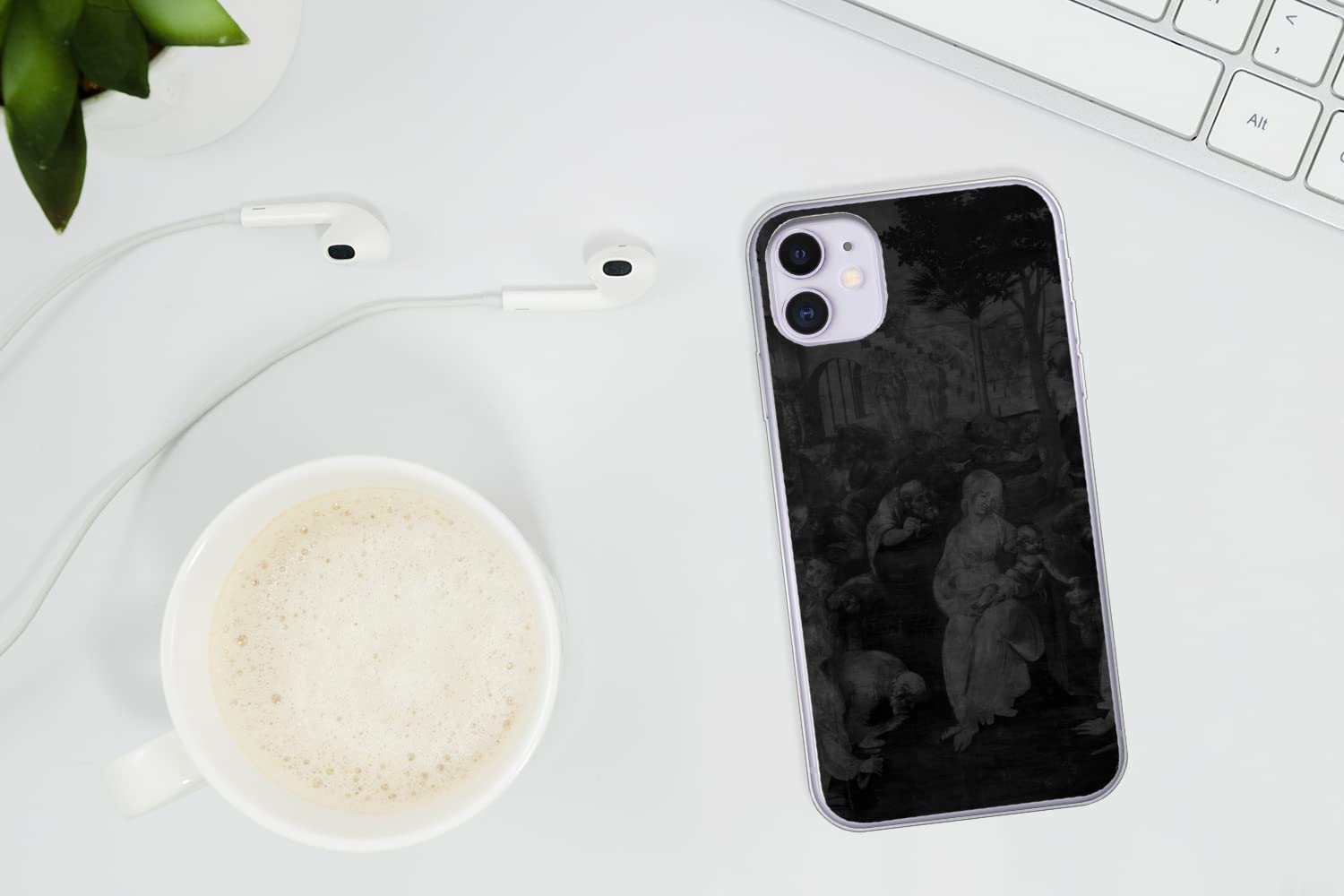 Funda para iPhone 11 - Adoración de los Reyes Magos - Leonardo da Vinci - Funda de Silicona/Funda Blanda para teléfono móvil