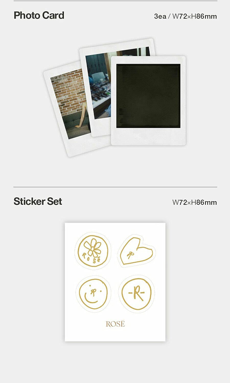 BLACKPINK ROSE R PHOTO BOOK SPECIAL EDITION [ 1ST PRE-ORDER ITEM