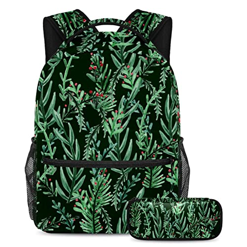 Sac à dos voyage enfant anti-gaspillage d'espace avec trousse à crayons fruits