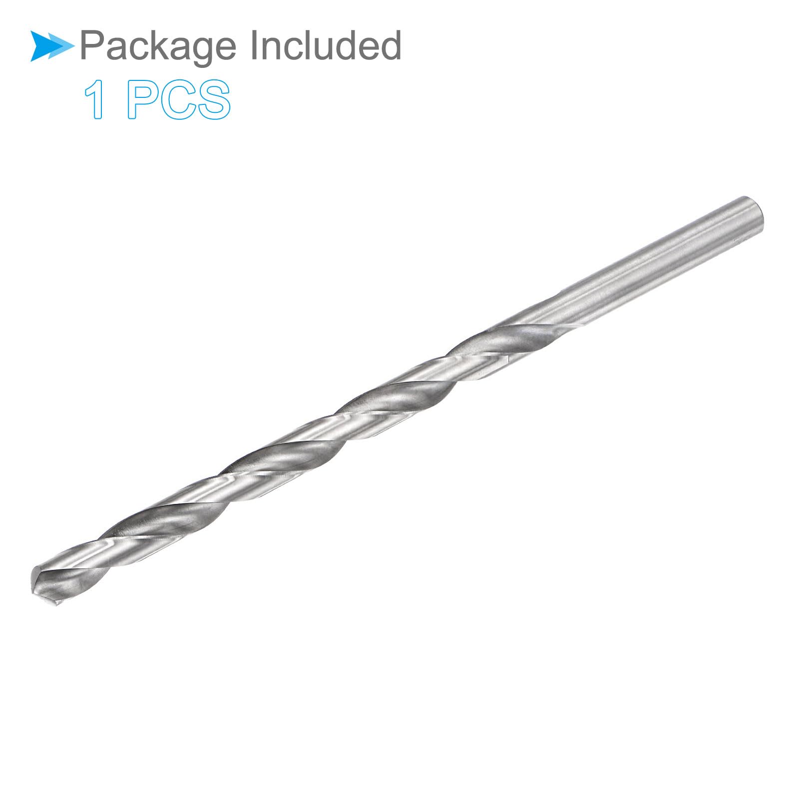 2 Extra Lange HSS Spiralbohrer 6x200mm - Für Metall, Holz & Kunststoff