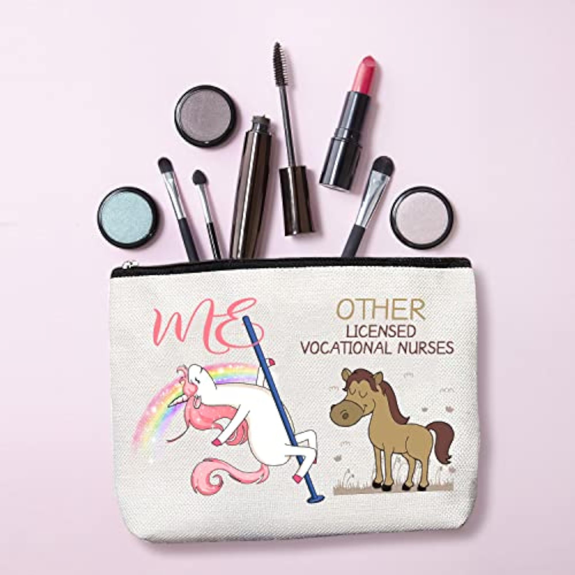 LVN Nurse Makeup Bag, Gift for Nurses