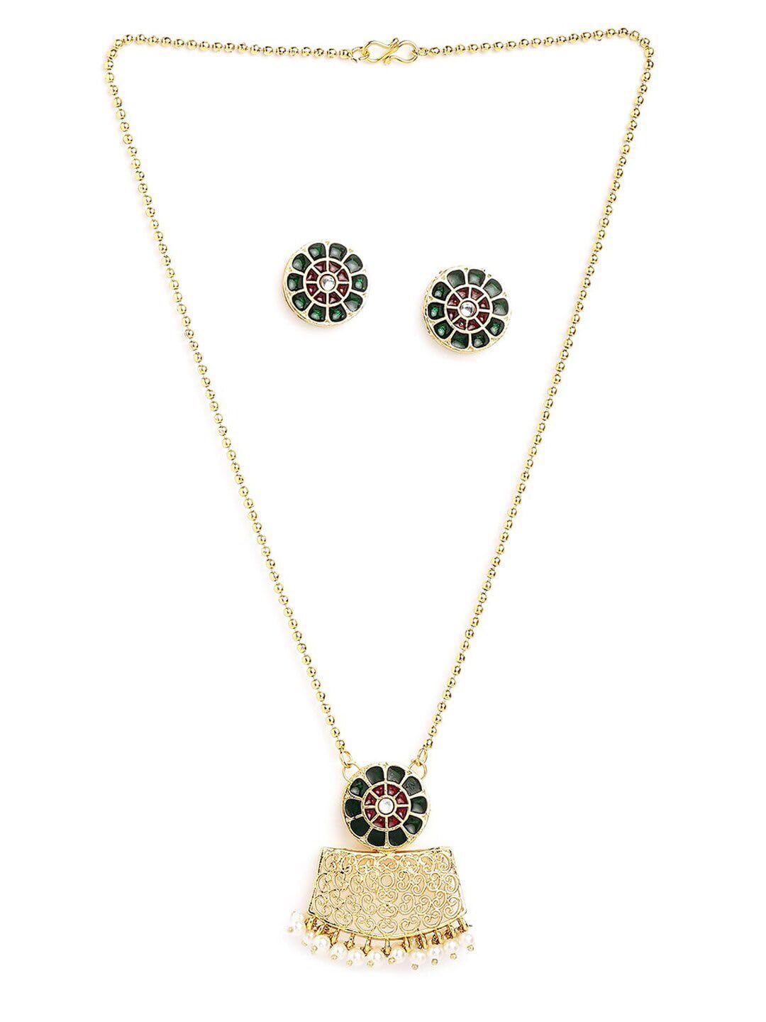 Juego de joyas chapadas en oro DMZ-2596 de latón elegante para mujer 7