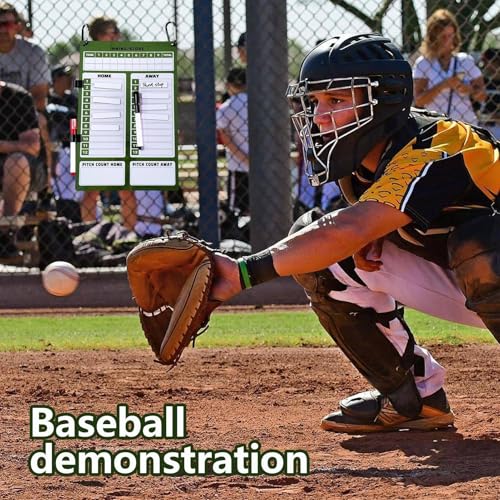 Planification de baseball double face effaçable avec guide de softball - 4