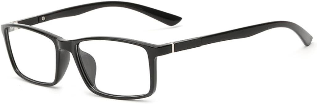 HeshunUnisex(Womens Mens) Retro Optical Frame GRAFIT Classic Fashion Glasses Frame Clear Lens Glasses TR90 Material