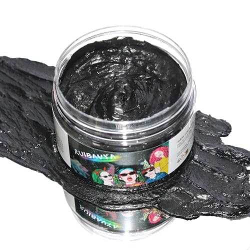 Cera Colorata per Capelli Colore Nero Temporaneo Capelli Cera per Uomini E Donne Lavabile per La Tintura Dei Capelli Cera Colorante Naturale per Capelli per Halloween Feste Di Natale Cosplay
