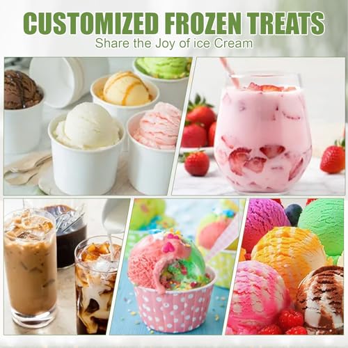 Image of Replacement for 4 Pack Ninja 16OZ Creami Pints Compatible with Ninja Ice Cream Maker NC301 NC300 NC299AMZ Series,BPA-Free & Dishwasher Safe,Reusable Insulated